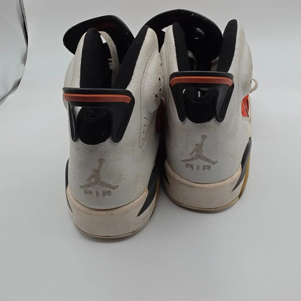 Jordan 6 Retro Gatorade Mens Size 13 White Orange Fair 384664-145 Summit White